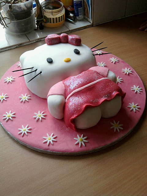 Hello Kitty Birthday Cake