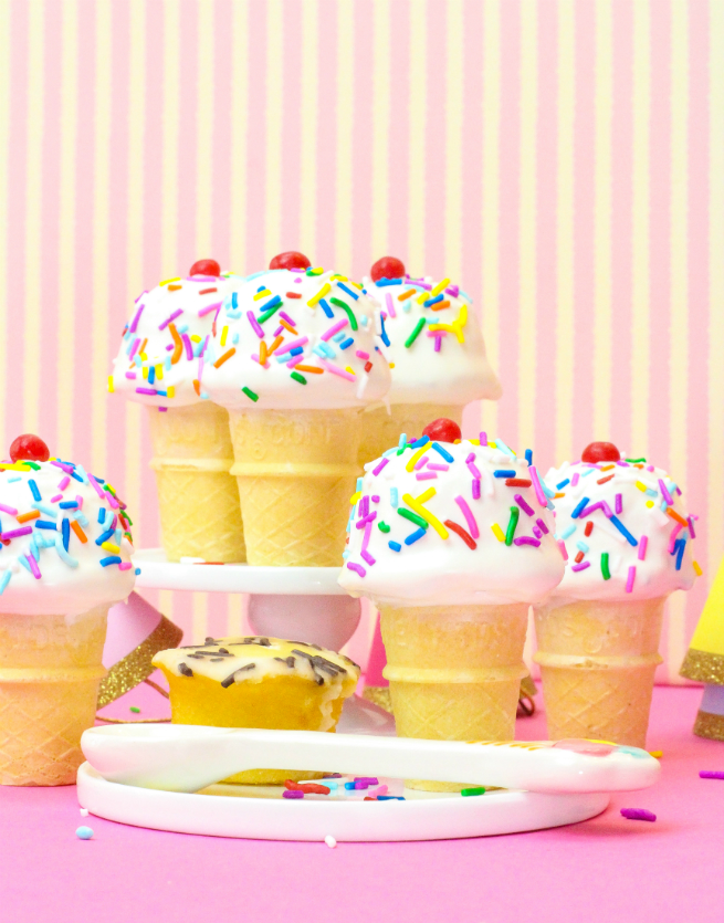 Ice Cream Cone Cupcakes