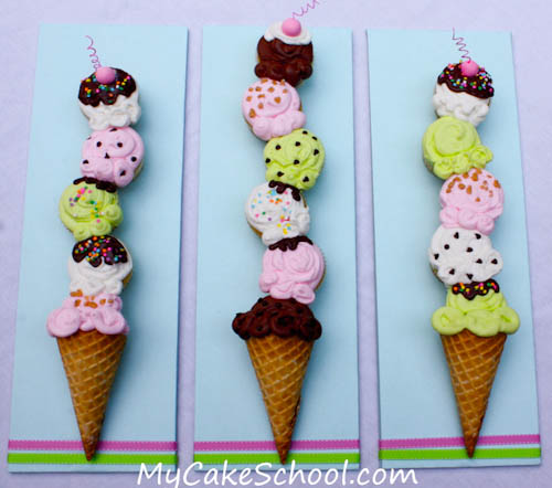 Ice Cream Cone Cupcakes