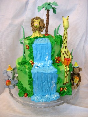 Jungle Theme Cake Jungle Theme Cake