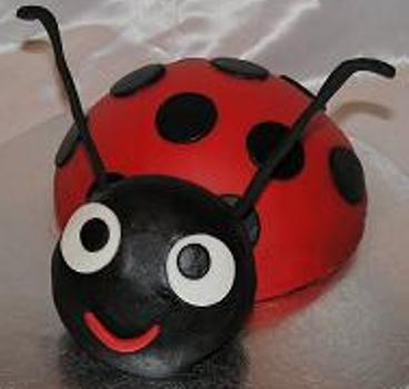 Ladybug Birthday Cake