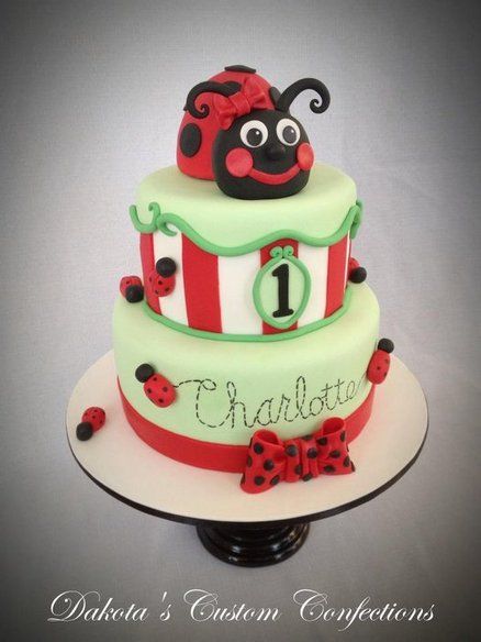 Ladybug Birthday Cake