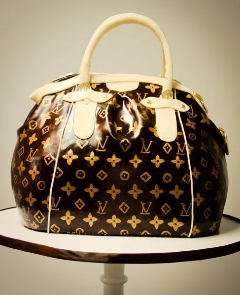 Louis Vuitton Purse Cake Louis Vuitton Purse Cake