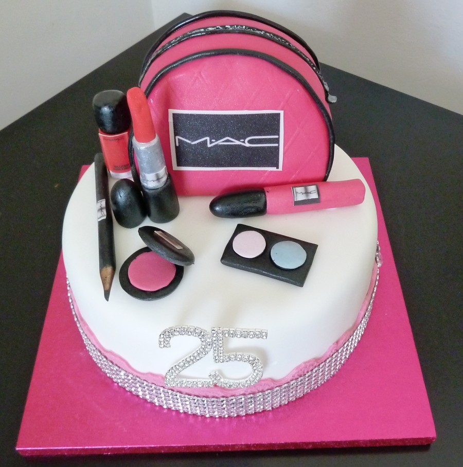 Mac Makeup Birthday Cake