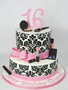 Makeup Birthday Cake Ideas