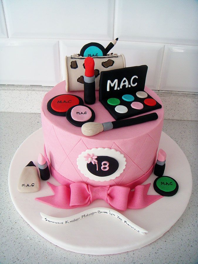 Makeup Birthday Cake Ideas