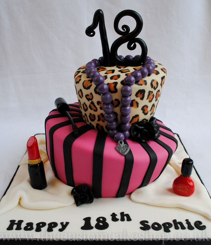 Makeup Birthday Cake