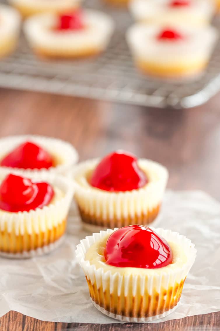 Mini Cheesecakes with Vanilla Wafers