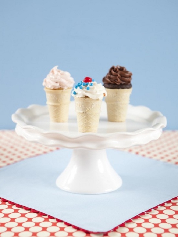 Mini Ice Cream Cone Cupcakes