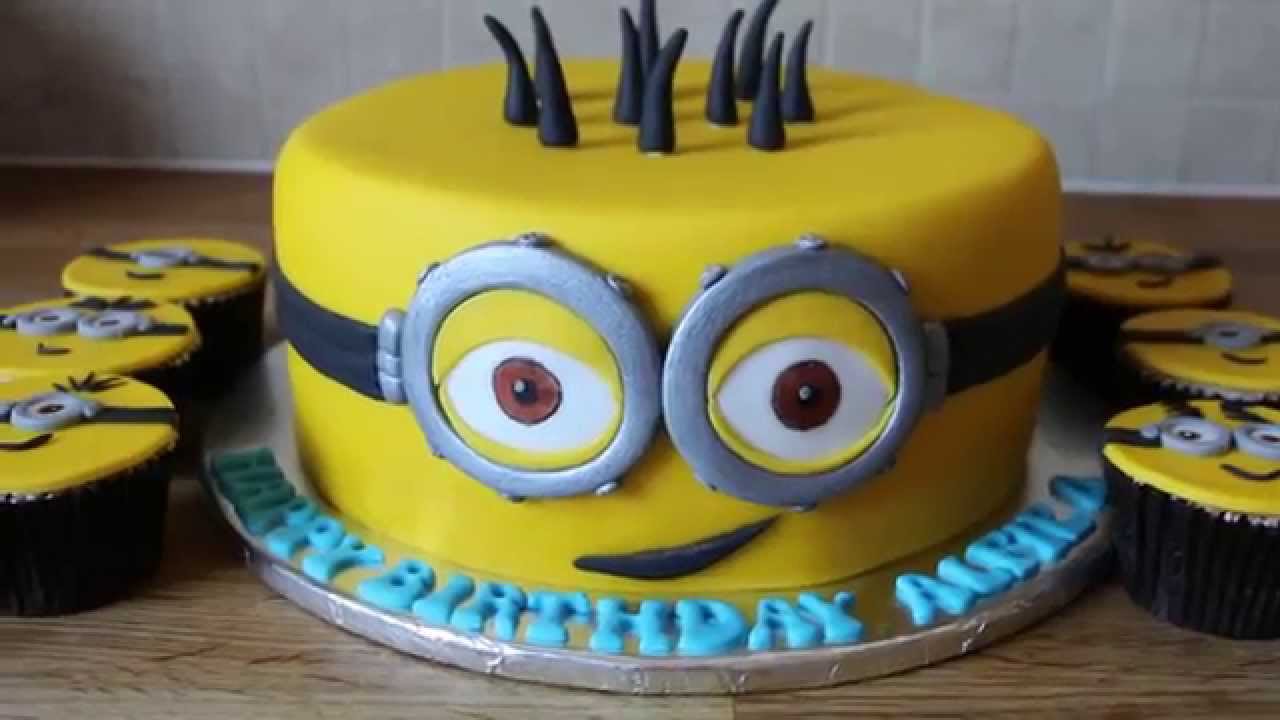 Minion Birthday Cake