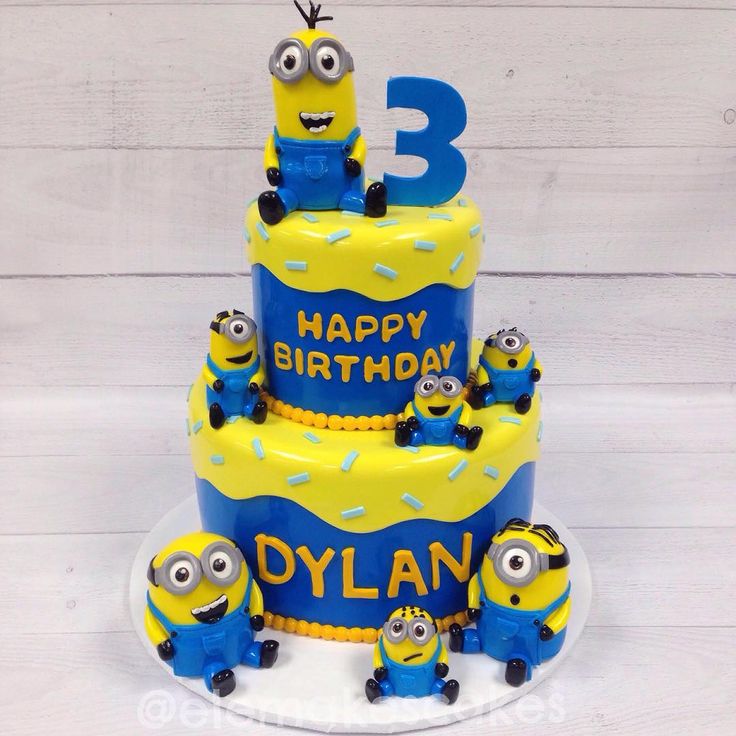 Minion Birthday Cake