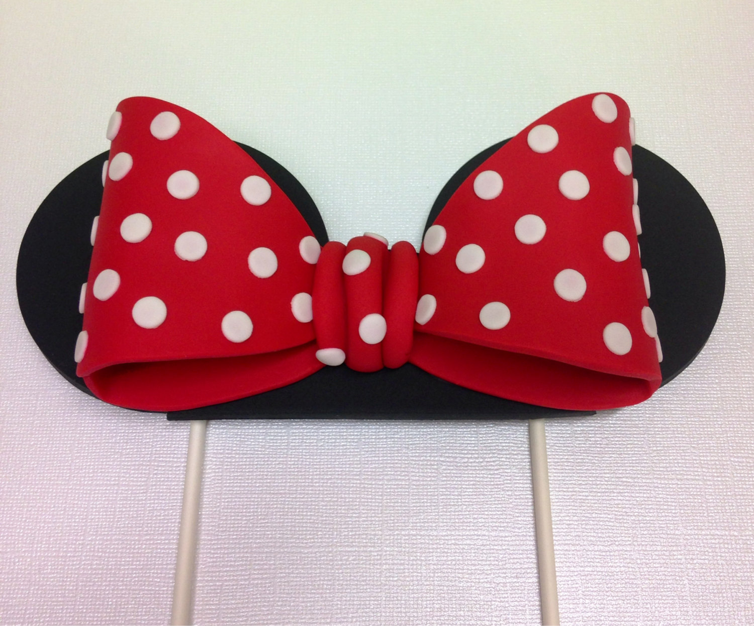 Minnie Fondant Bow Cake Topper