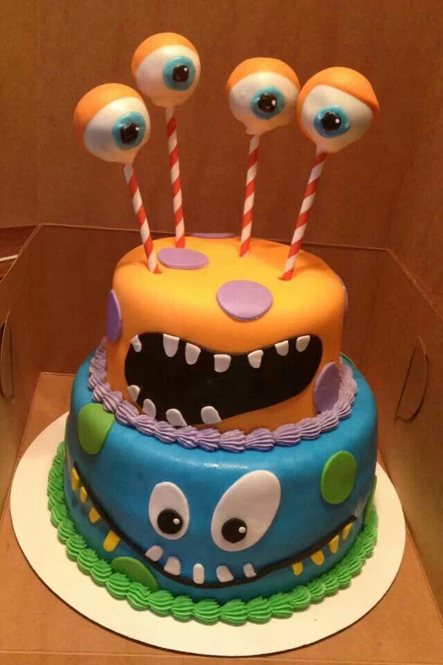 Monster Birthday Cakes