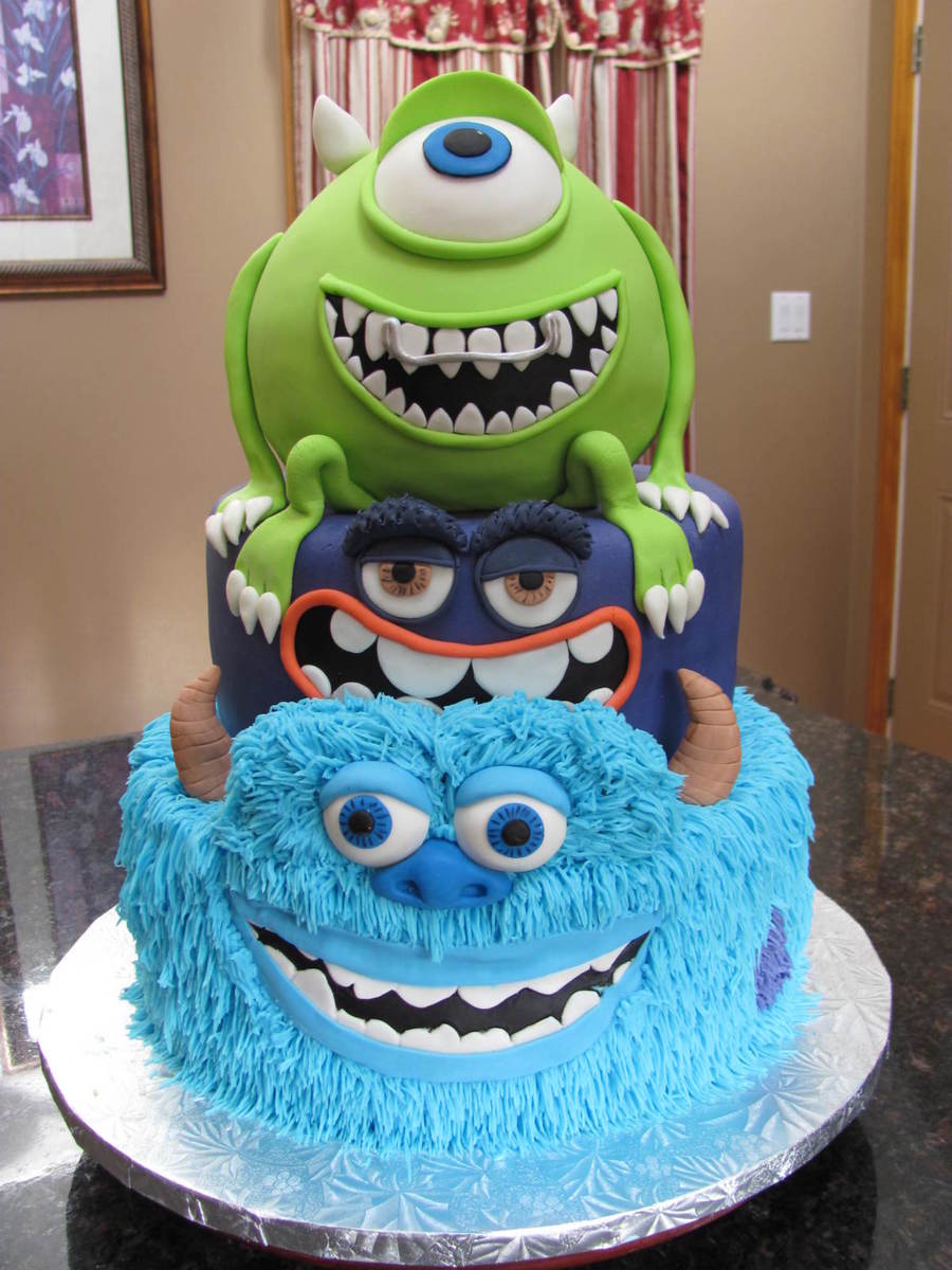 Monsters University Birthday Cake