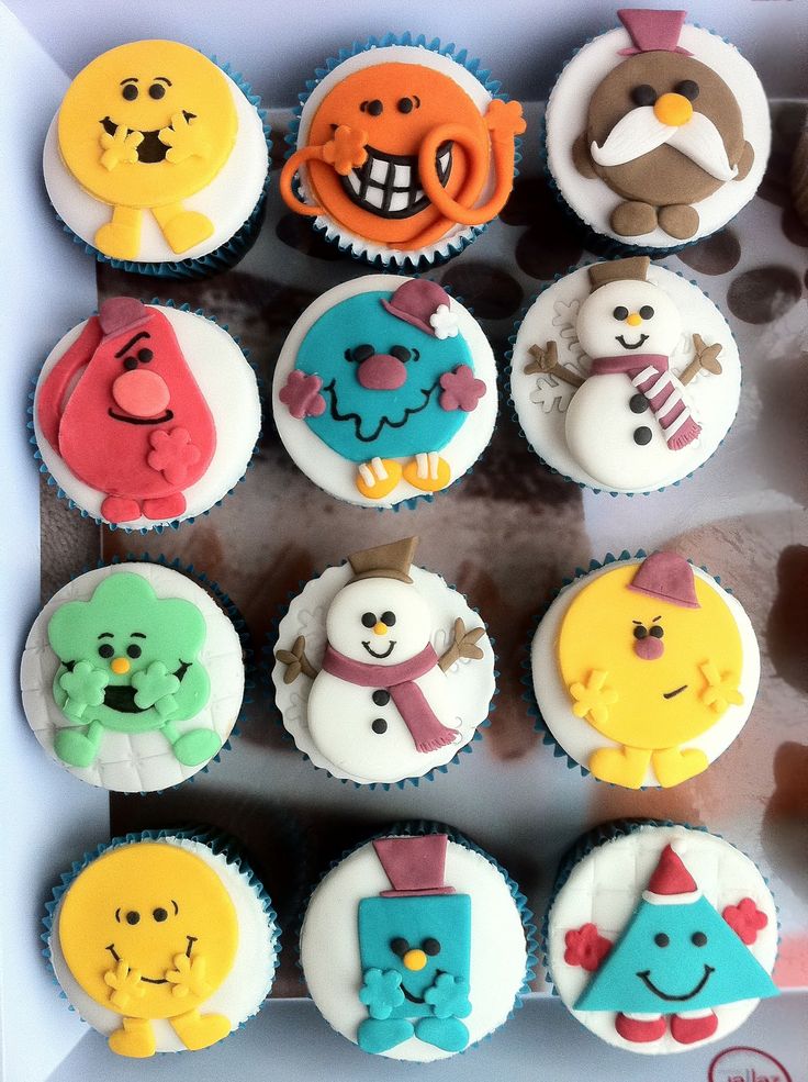 Mr Men Cupcakes