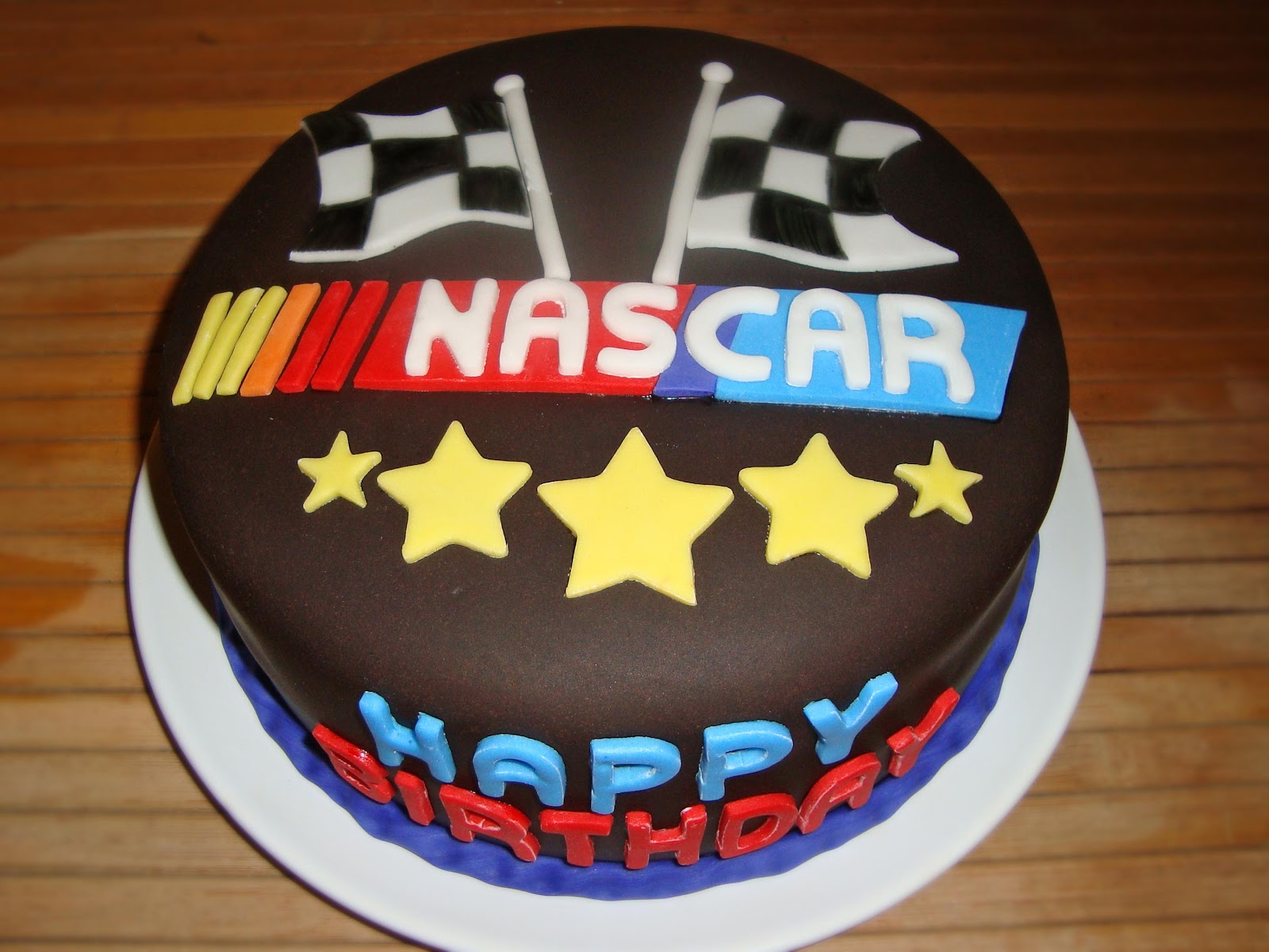 NASCAR Birthday Cake