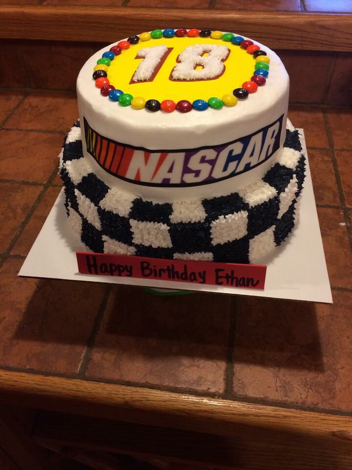 NASCAR Kyle Busch Birthday Cake