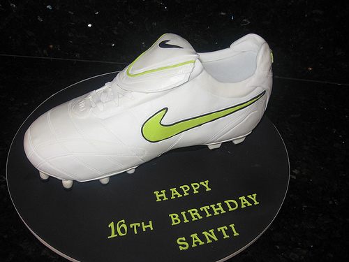 Nike Shoe Cake