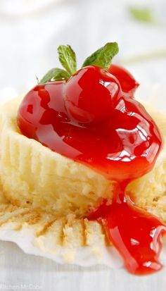 Nilla Wafer Mini Cherry Cheesecakes Recipes