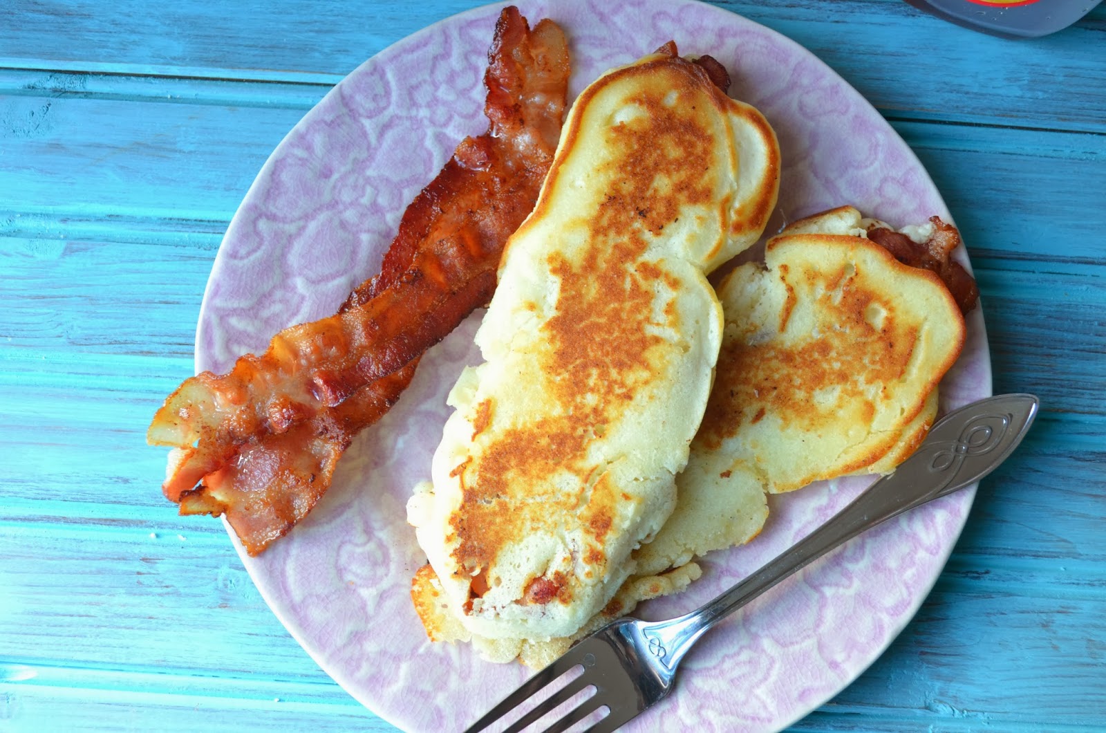 Pancake Wrapped Bacon Strips