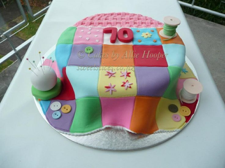 Patchwork Quilt Cake