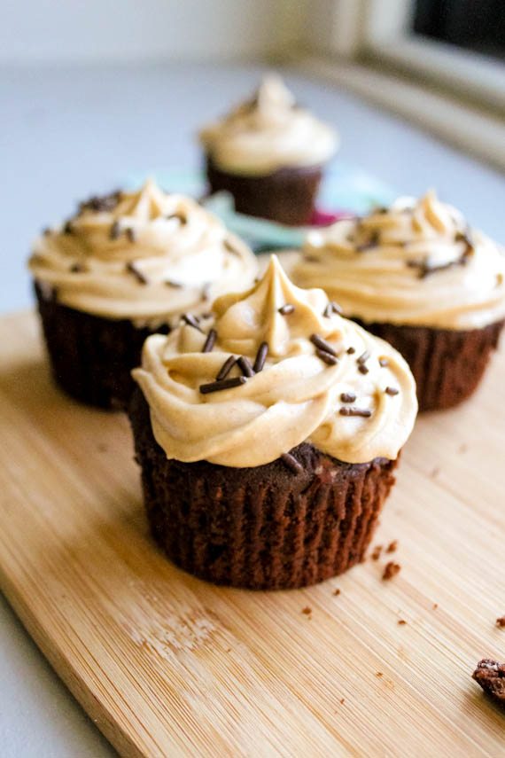 Peanut Butter Brownie Cupcakes Peanut Butter Brownie Cupcakes