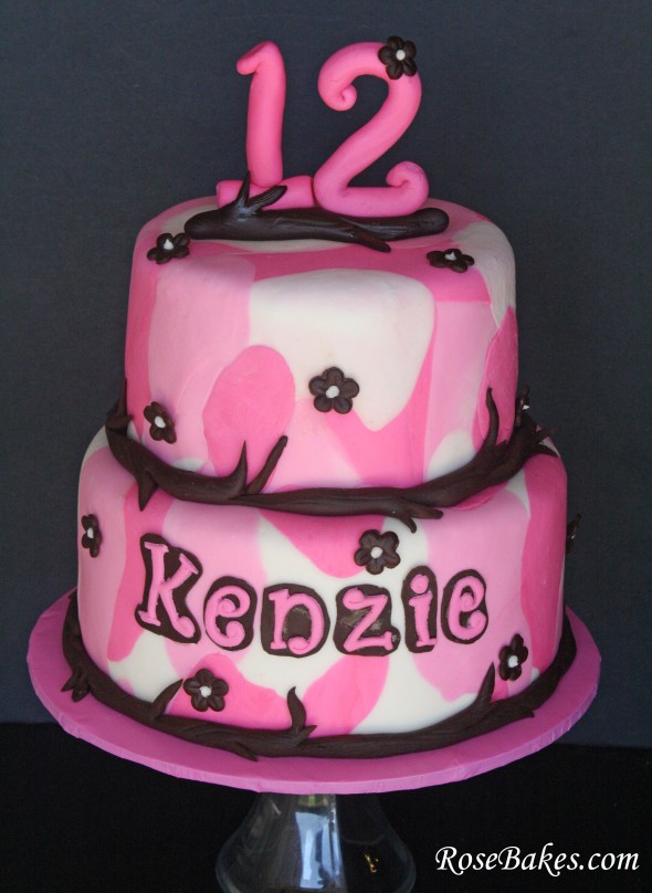 Pink Camo Birthday Cake Ideas Pink Camo Birthday Cake Ideas