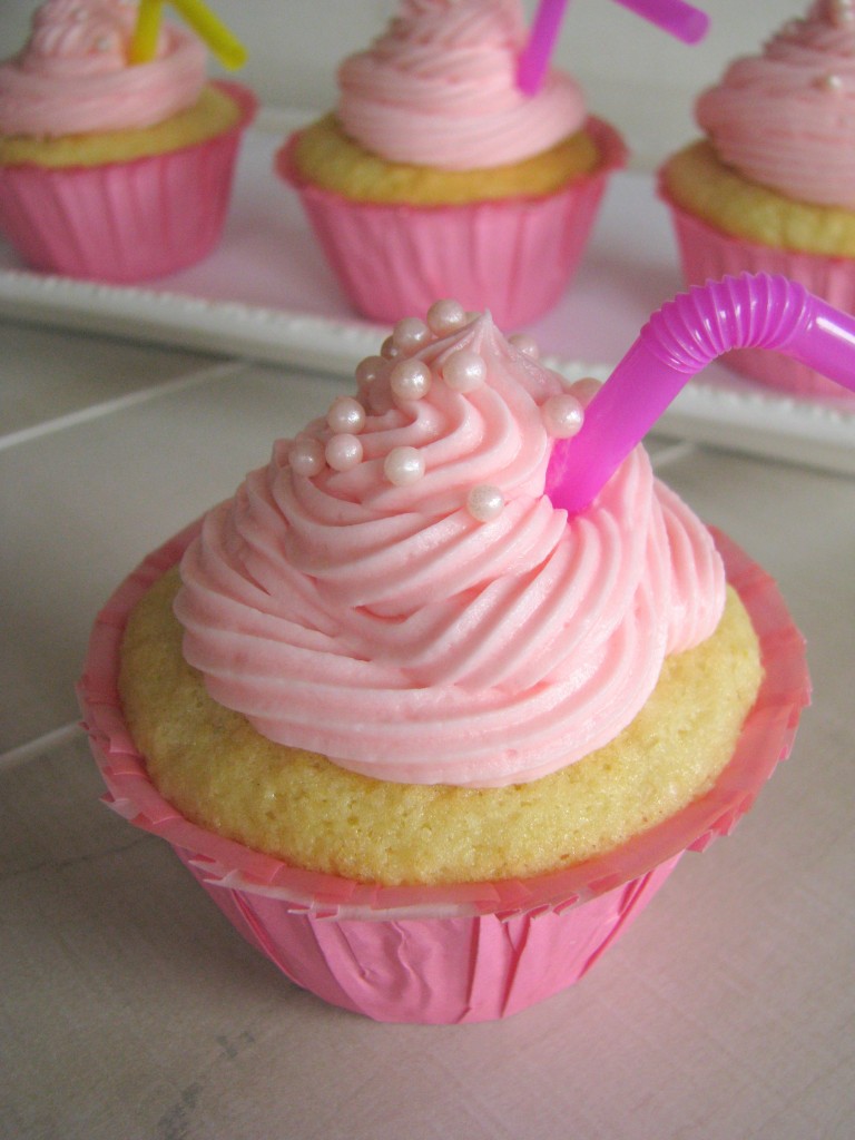 Pink Lemonade Cupcakes