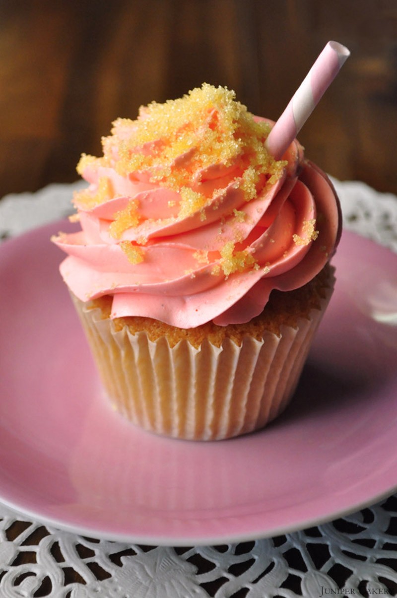 Pink Lemonade Cupcakes