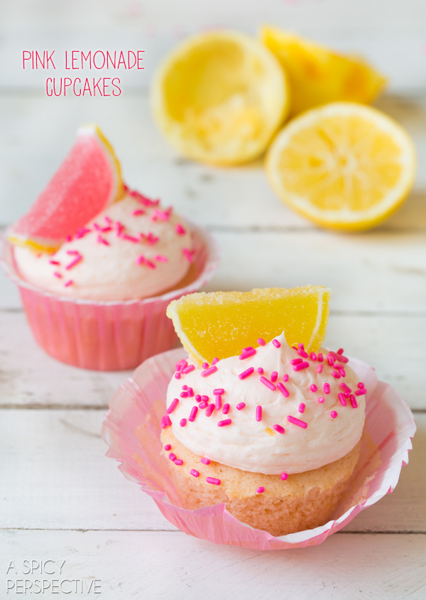 Pink Lemonade Cupcakes