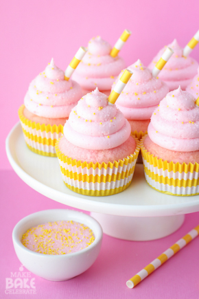 Pink Lemonade Cupcakes