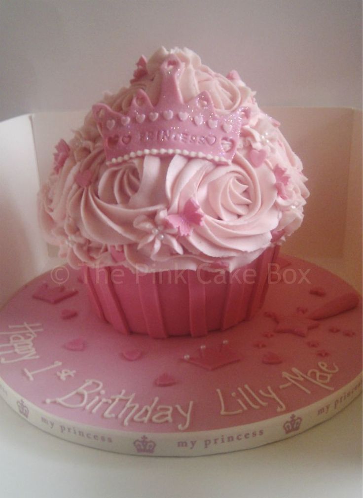 Pink Princess Cupcake Cake
