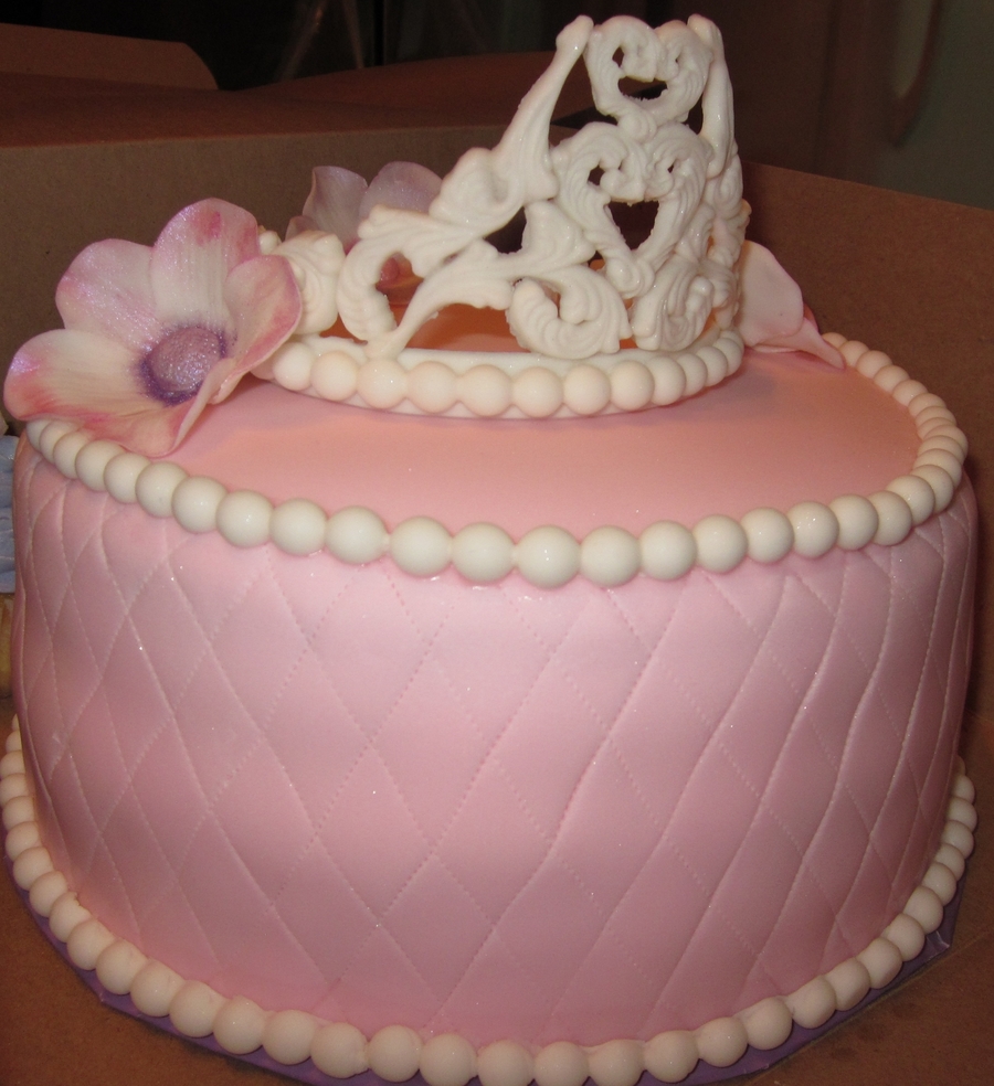 Princess Baby Shower Cake