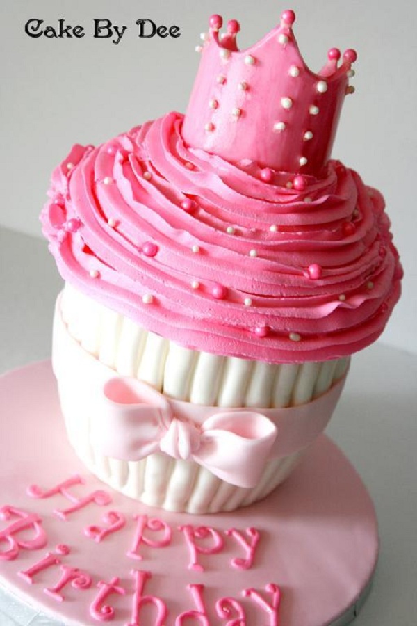 Princess Crown Cupcake Cake