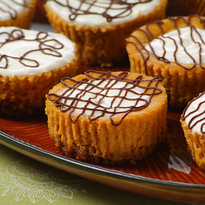 Pumpkin Cheesecake Tarts - Crushed