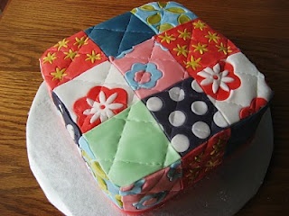 Quilt Birthday Cake