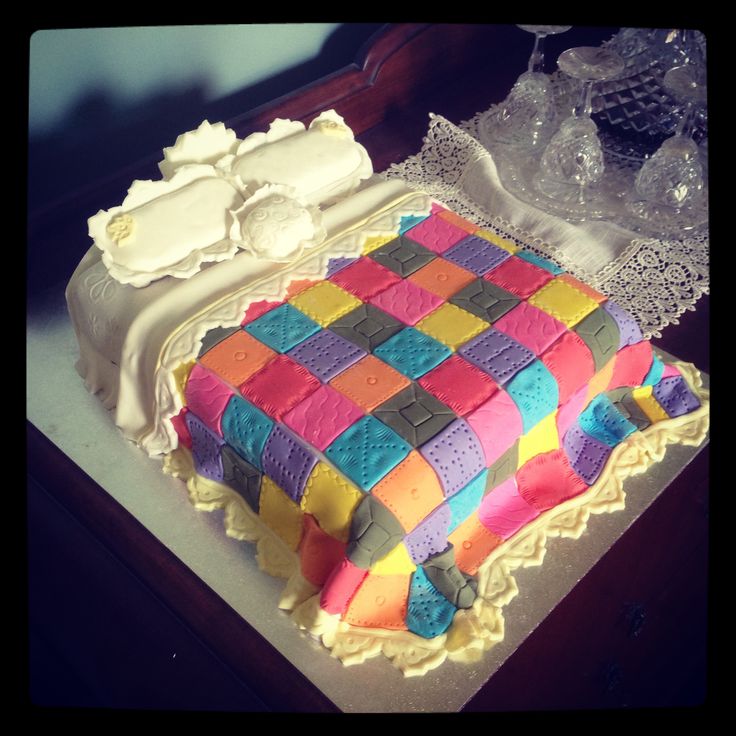 Quilt Birthday Cake