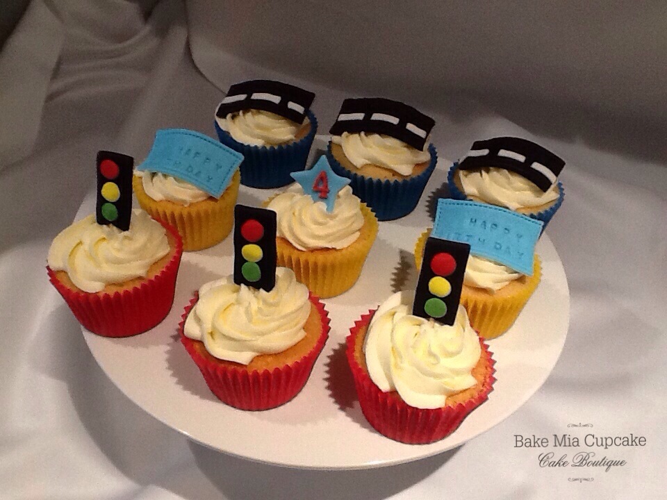 Race Car Cupcake Cake