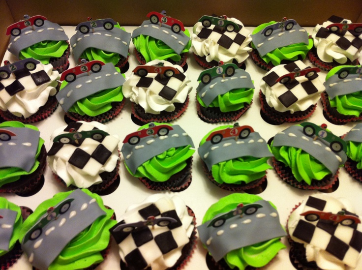 Race Car Cupcake Ideas