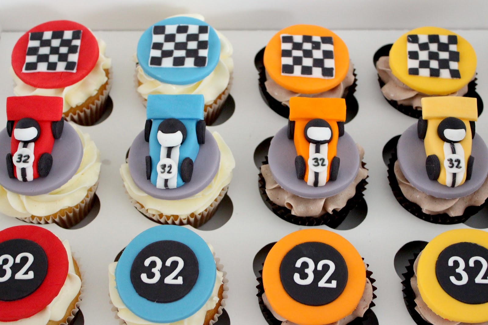 Race Car Cupcakes