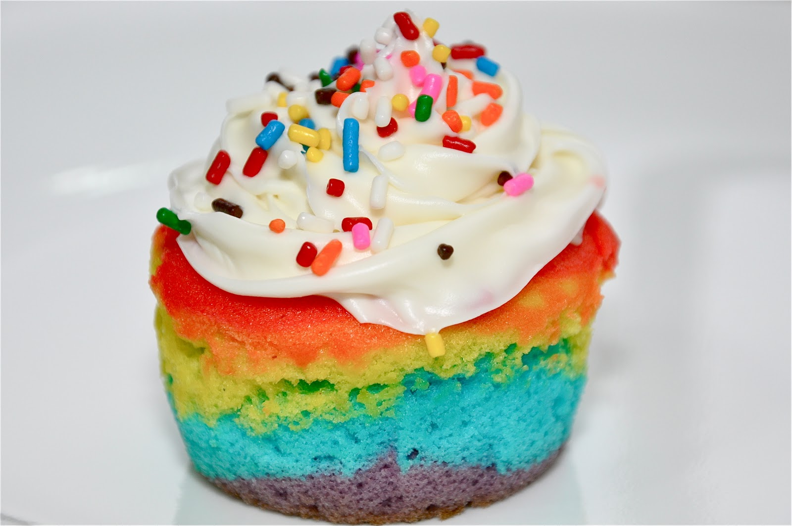 Rainbow Cupcakes