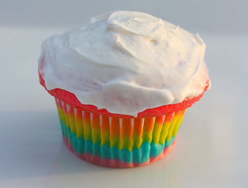 Rainbow Cupcakes