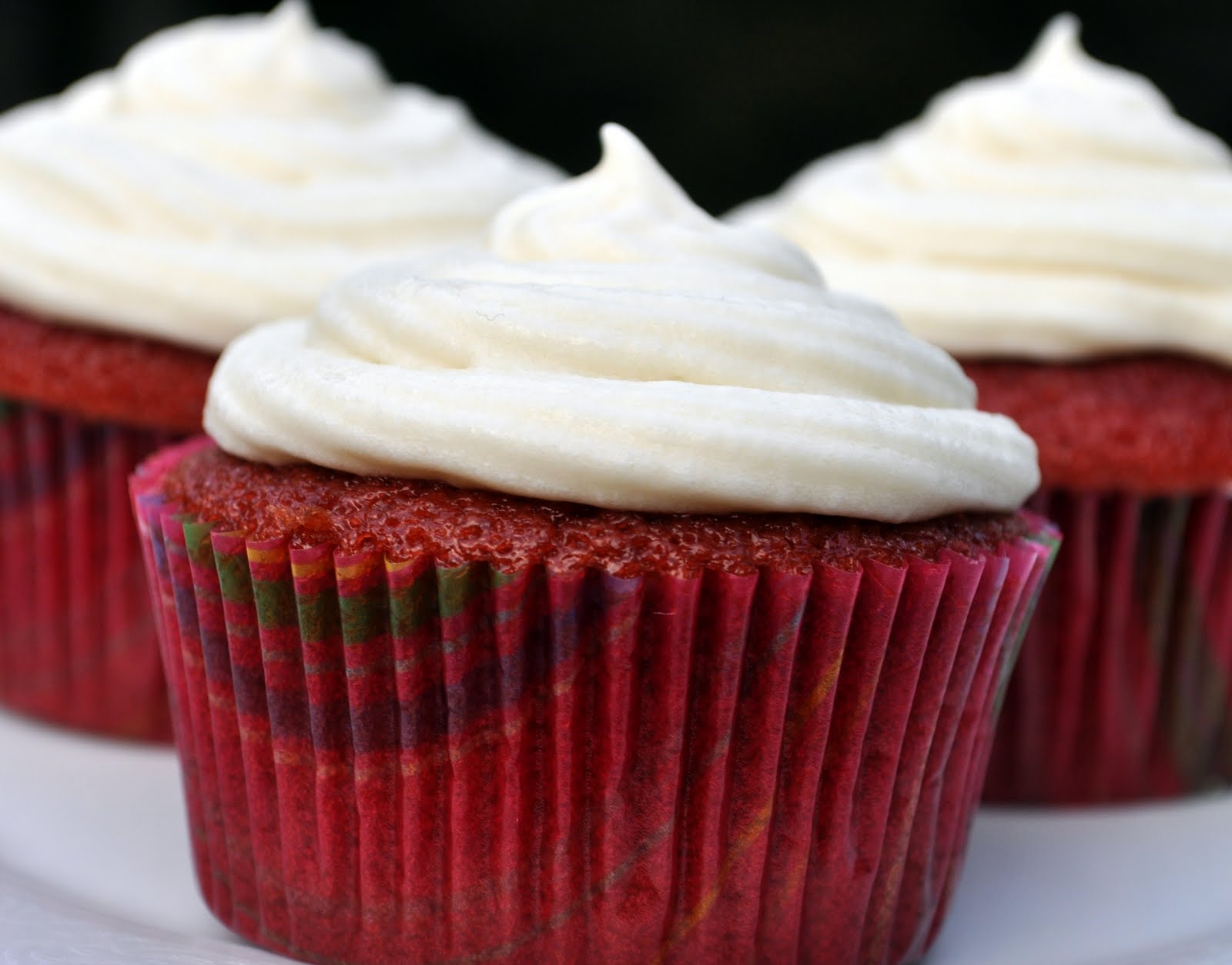 Red Velvet Cupcakes with Cream Cheese Frosting