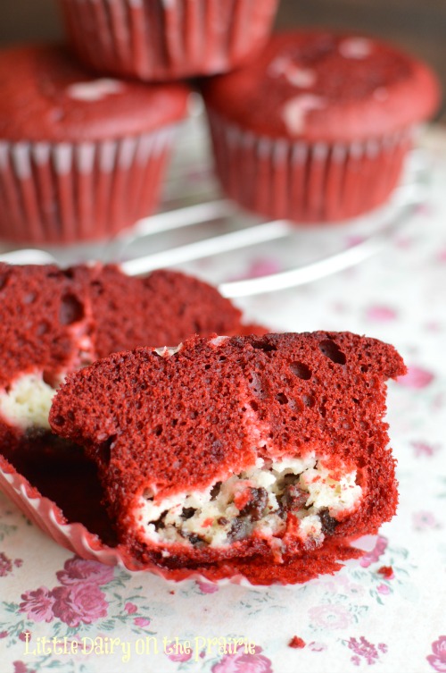 Red Velvet Cupcakes with Cream Cheese