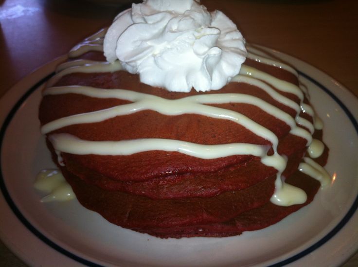 Red Velvet Pancakes Ihop Red Velvet Pancakes Ihop