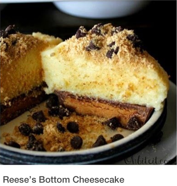 Reese's Bottom Mini Cheesecakes