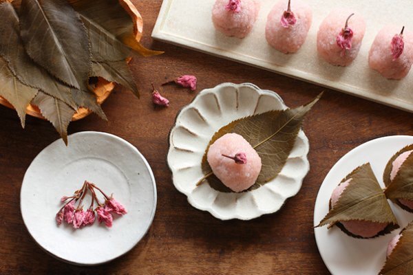 Sakura Mochi Japanese Sweets Sakura Mochi Japanese Sweets