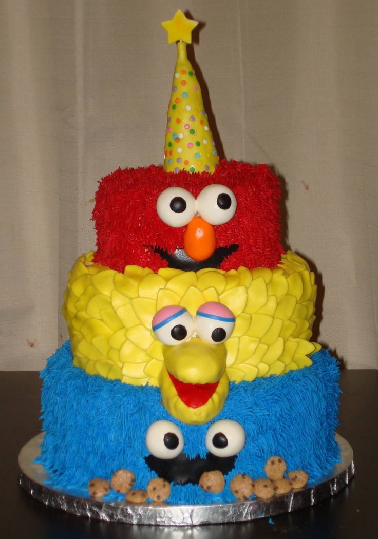Sesame Street Birthday Cake Sesame Street Birthday Cake