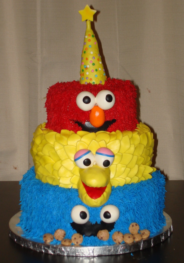 Sesame Street Birthday Cake