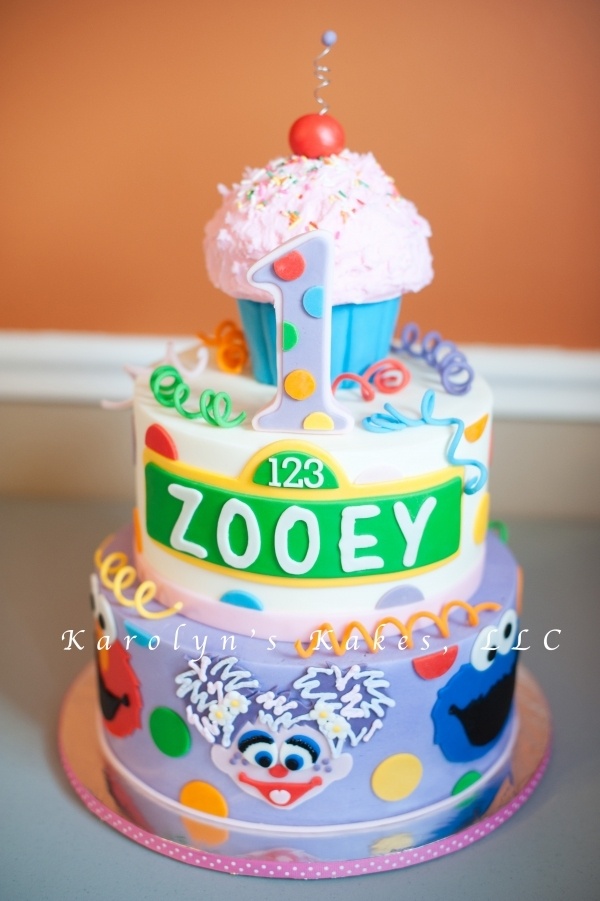 Sesame Street Birthday Cake